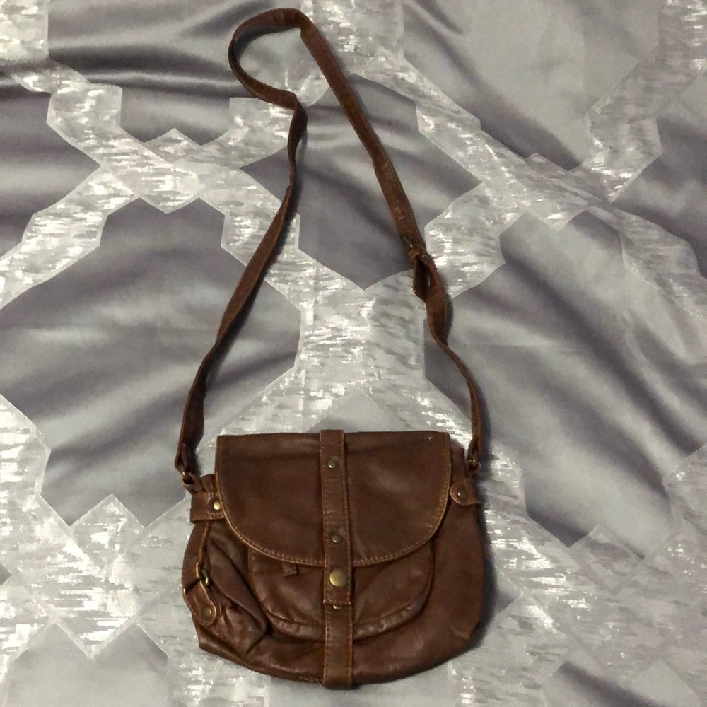 Faux Leather Crossbody